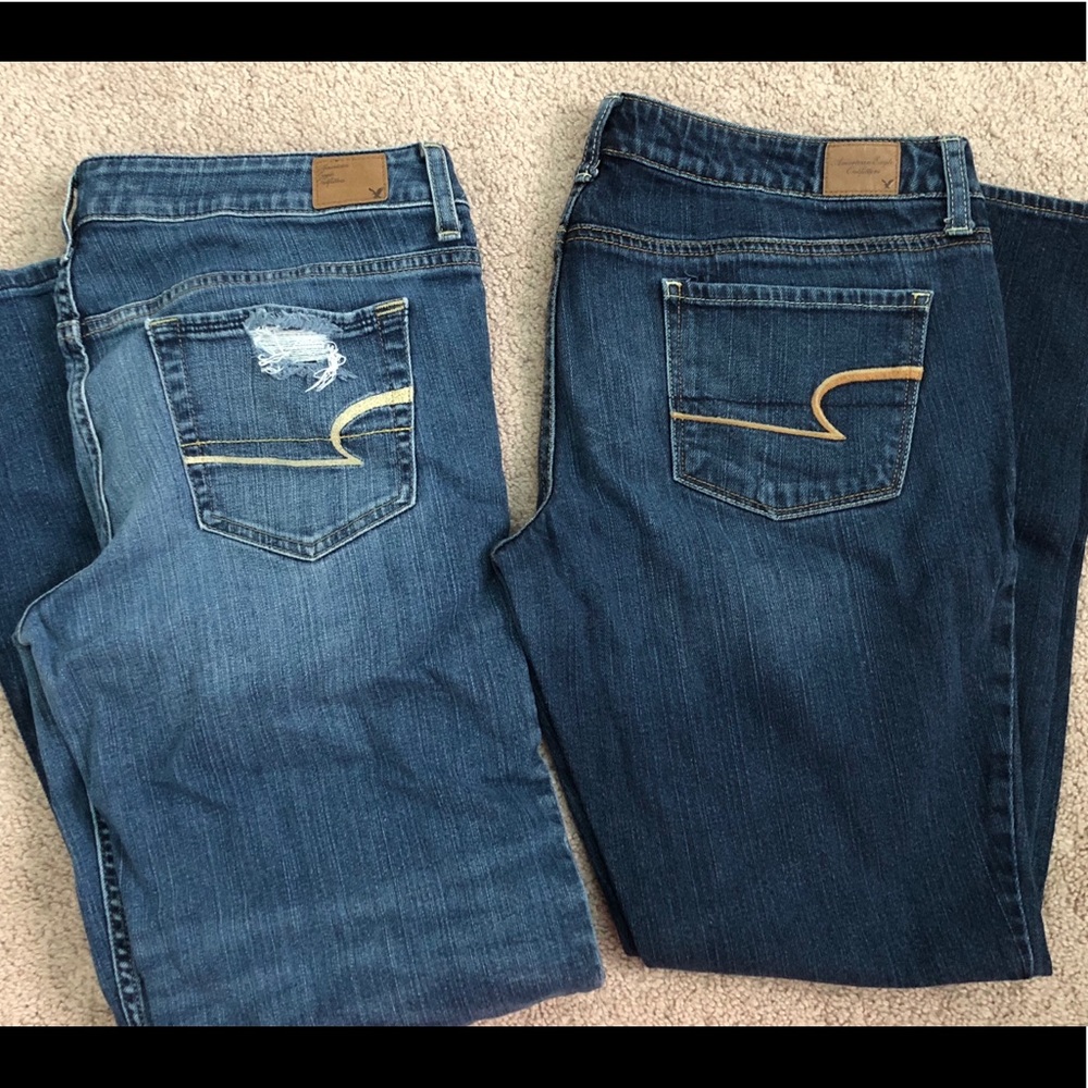 American Eagle jeans, 2 pairs Size 12